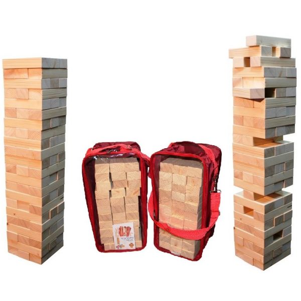 Дженга "ЭКО СОСНА 66" гигантская | Дачный Спорт